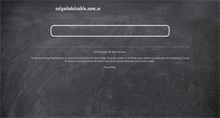 Desktop Screenshot of colgadodelcable.com.ar